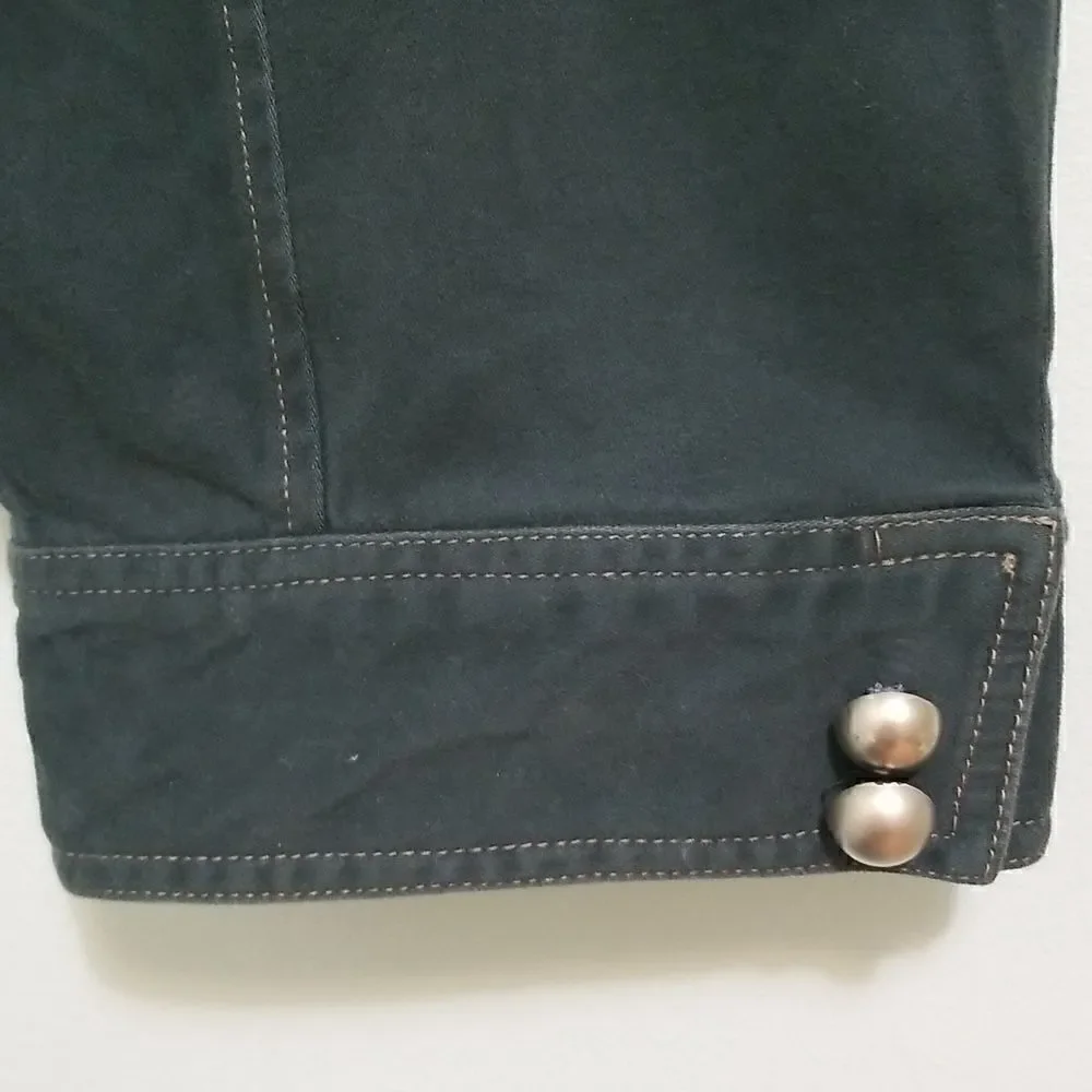 Over the knee shorts, dark green,  size 29.